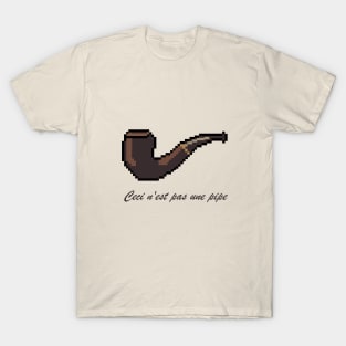 Ceci n'est pas une pipe - pixel art T-Shirt